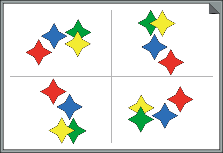 �ԈႢ�T���N�C�Y�@�F�Ɣz�u