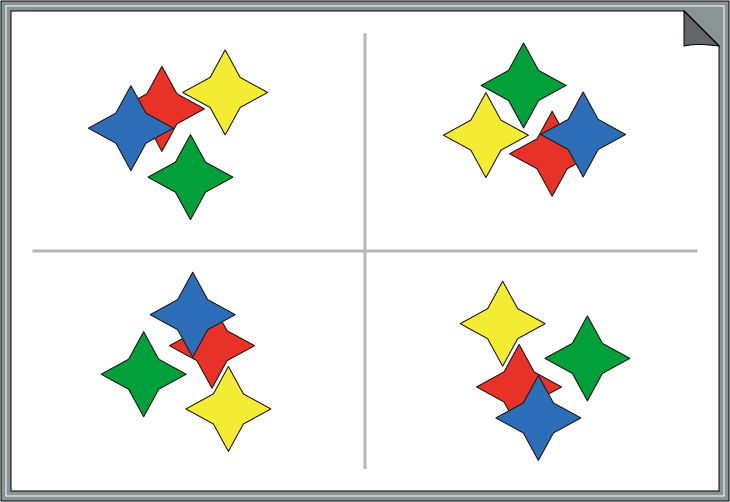 �ԈႢ�T���N�C�Y�@�F�Ɣz�u