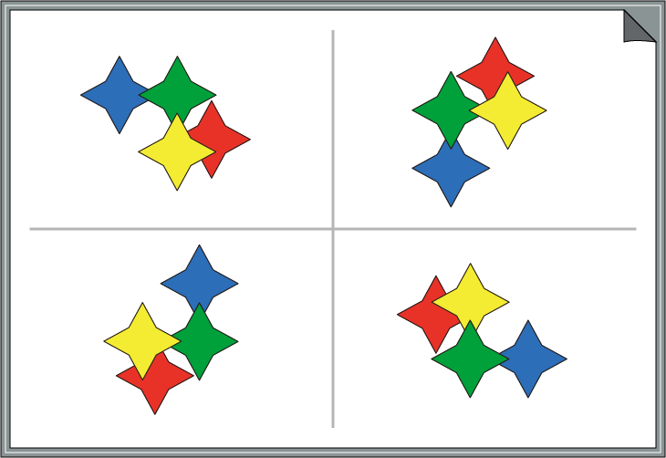 �ԈႢ�T���N�C�Y�@�F�Ɣz�u