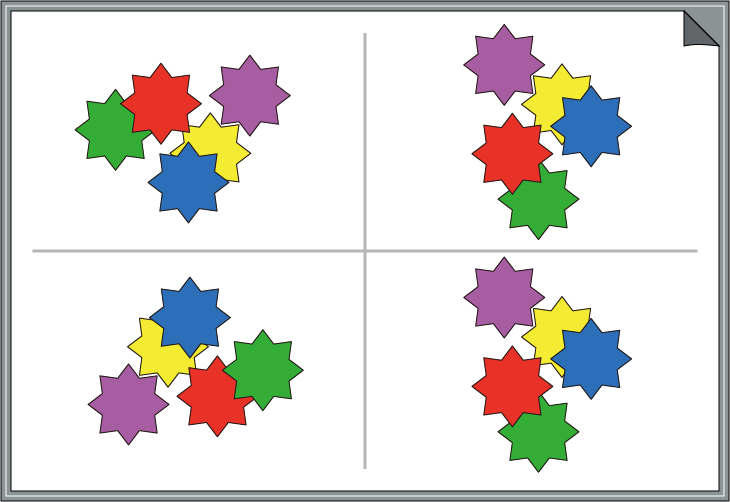 �ԈႢ�T���N�C�Y�@�F�Ɣz�u