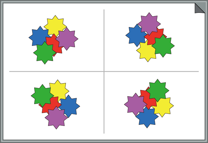 �ԈႢ�T���N�C�Y�@�F�Ɣz�u