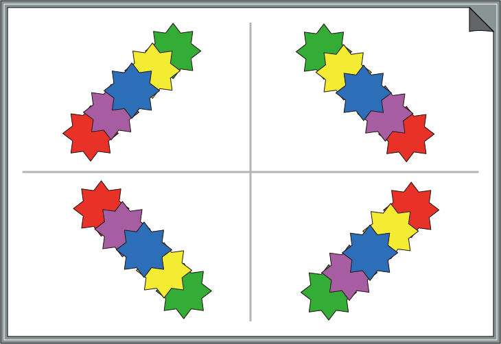 �ԈႢ�T���N�C�Y�@�F�Ɣz�u