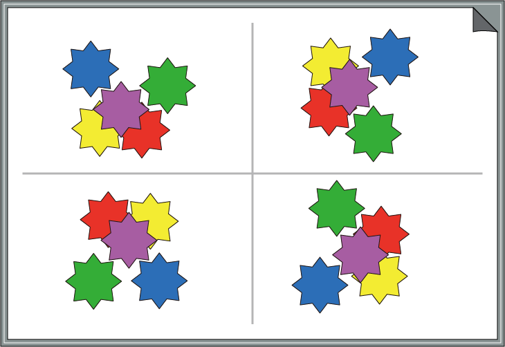 �ԈႢ�T���N�C�Y�@�F�Ɣz�u