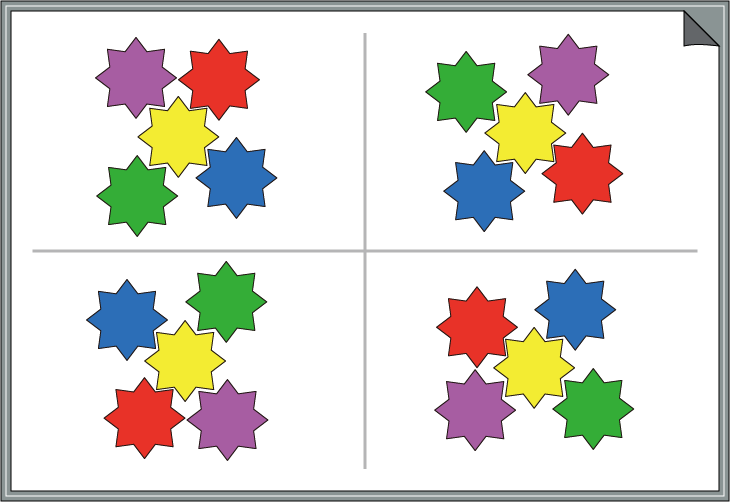 �ԈႢ�T���N�C�Y�@�F�Ɣz�u